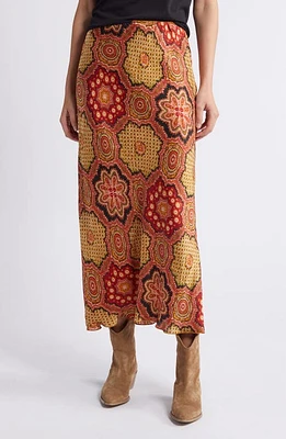 The GREAT. Seabank Patchwork Print Midi Skirt at Nordstrom,