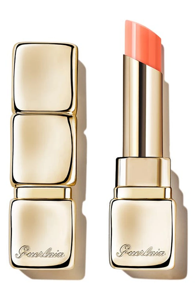 Guerlain KissKiss Bee Glow Tinted Lip Balm in Peach Glow at Nordstrom