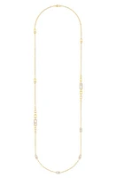 Messika Move Classique Diamond Link Station Necklace in Yellow Gold at Nordstrom