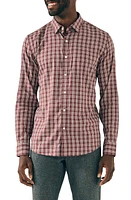 Faherty The Movement Plaid Button-Up Shirt Brick Roads at Nordstrom,