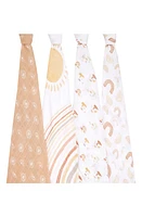 aden + anais 4-Pack Classic Swaddling Cloths in Keep Rising at Nordstrom