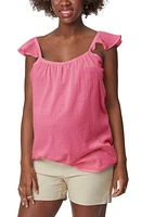 Stowaway Collection Gauze Maternity Top at Nordstrom,