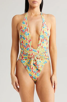 MONTCE x Liberty London Tropez Floral Print One-Piece Swimsuit Poppy And Daisy at Nordstrom,