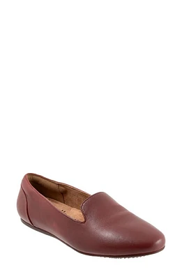 SoftWalk Shelby Flat Dark Red at Nordstrom,