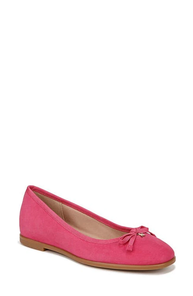 Naturalizer Essential Skimmer Flat Pink Flash Suede at Nordstrom,