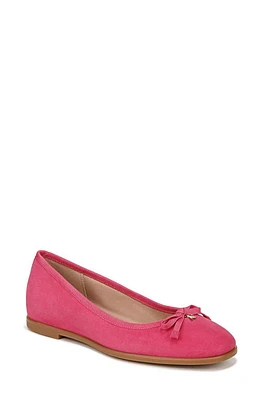 Naturalizer Essential Skimmer Flat Pink Flash Suede at Nordstrom,