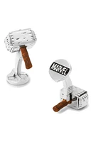 Cufflinks, Inc. Marvel Thor Hammer Cuff Links in Silver Multi at Nordstrom