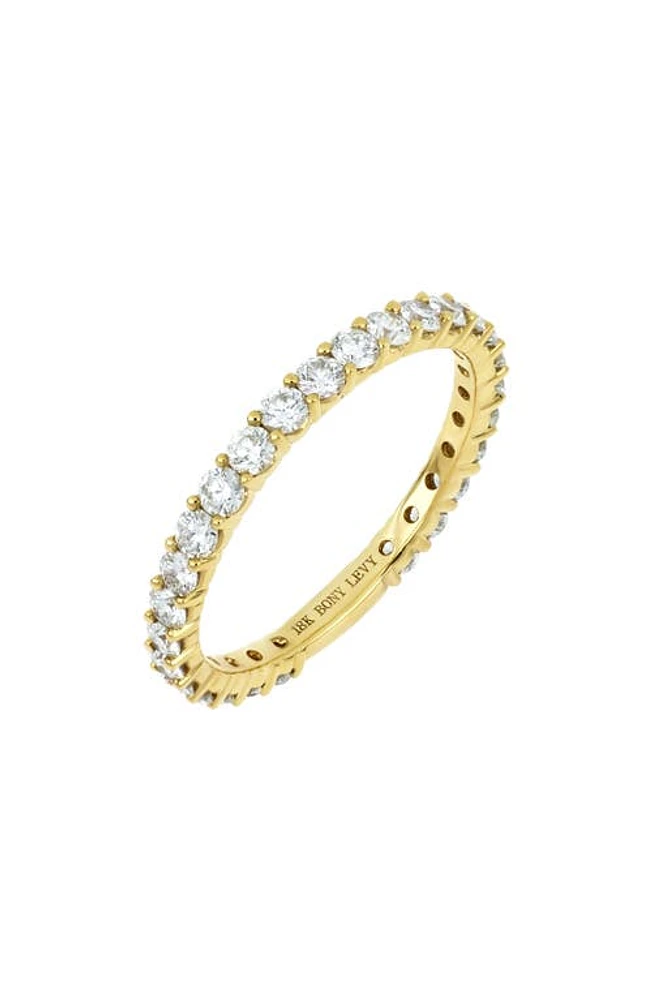 Bony Levy Diamond Eternity Band 18K Yellow Gold at Nordstrom,