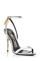 TOM FORD Padlock Naked Metallic Pointy Toe Sandal at Nordstrom,