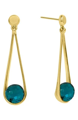 Dean Davidson Mini Ipanema Tourmaline Drop Earrings in Electric Blue/Gold at Nordstrom