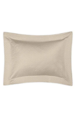 Matouk Pearl Matelassé Cotton Sham in Almond at Nordstrom