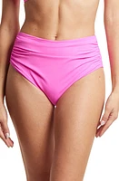 Hanky Panky Ruched High Waist Bikini Bottoms at Nordstrom,