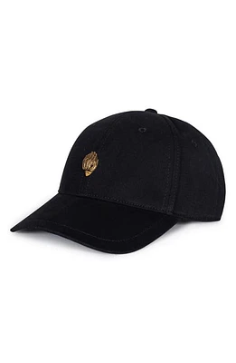 Kurt Geiger London Crystal Eagle Cotton Adjustable Fit Baseball Cap in Black at Nordstrom