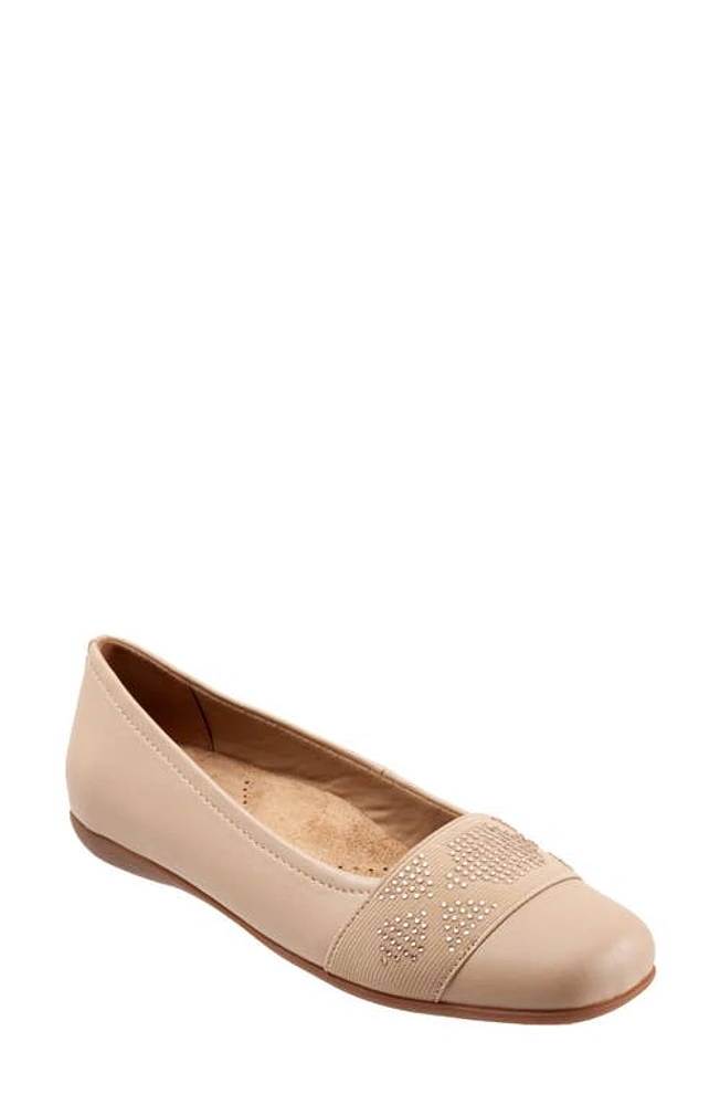 Trotters Samantha Flat Nude Gem at Nordstrom,