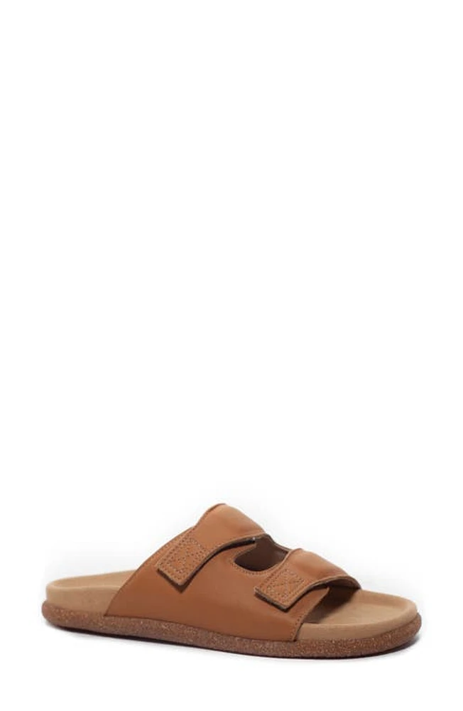 CLOUD Lavey Slide Sandal in Nappa Tan at Nordstrom, Size 9Us