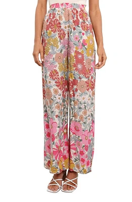 Petal & Pup Hart High Waist Floral Wide Leg Pant at Nordstrom,