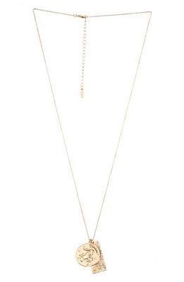 Ettika Long Zodiac Charm Necklace in Capricorn at Nordstrom