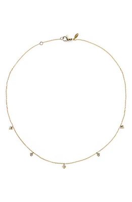 Anzie Cleo Diamond Dangling Shapes Necklace in Gold/Diamond at Nordstrom, Size 16 In