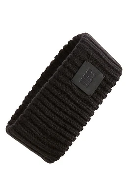 UGG(r) Chunky Rib Headband in Black at Nordstrom