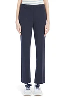 Weekend Max Mara Basco Slim Fit Jersey Ankle Pants Navy at Nordstrom,