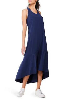 NZ ACTIVE by NIC+ZOE Tech Stretch High-Low Maxi Dress Ink at Nordstrom,