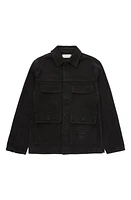 HONOR THE GIFT Denim Shirt Jacket Black at Nordstrom,