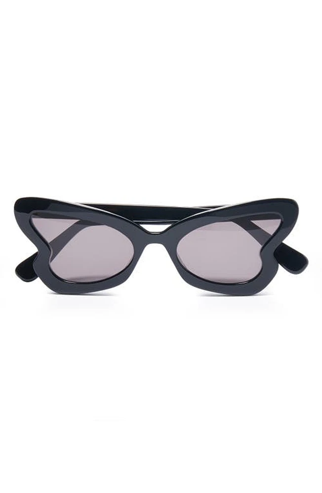 Lele Sadoughi Peggy Sunglasses in Jet at Nordstrom