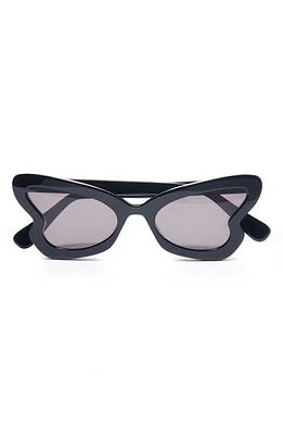 Lele Sadoughi Peggy Sunglasses in Jet at Nordstrom