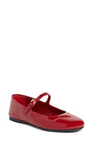 Prada Ballerine Mary Jane Flat Cherry at Nordstrom,