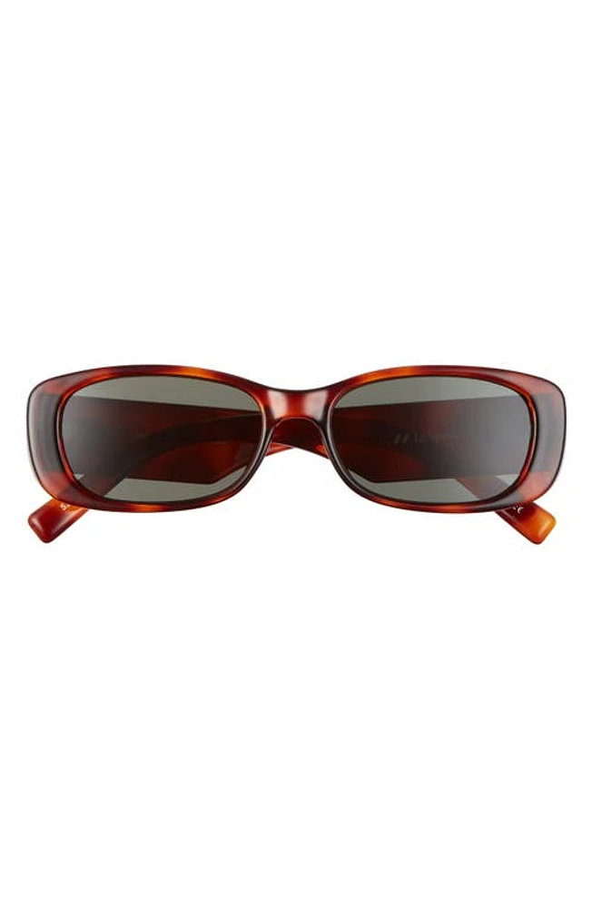 Le Specs Unreal 52mm Rectangular Sunglasses in Toffee Tort/Mono at Nordstrom