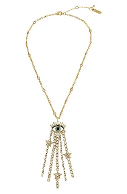 Kurt Geiger London Evil Eye Pendant Necklace in Gold Crystal at Nordstrom