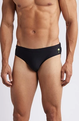 Boardies Black Neon Palm Swim Briefs at Nordstrom, Size Xx-Large