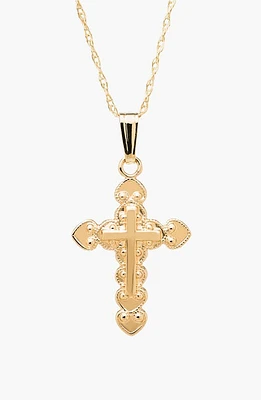 Mignonette 14k Gold Cross Necklace at Nordstrom