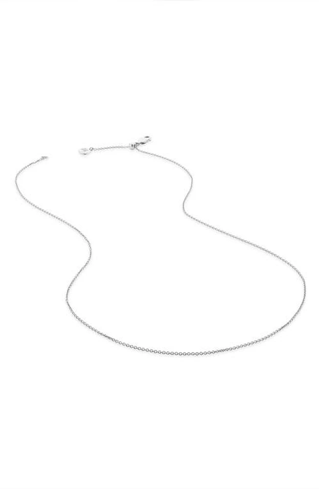 Monica Vinader Chain Link Necklace in Silver at Nordstrom