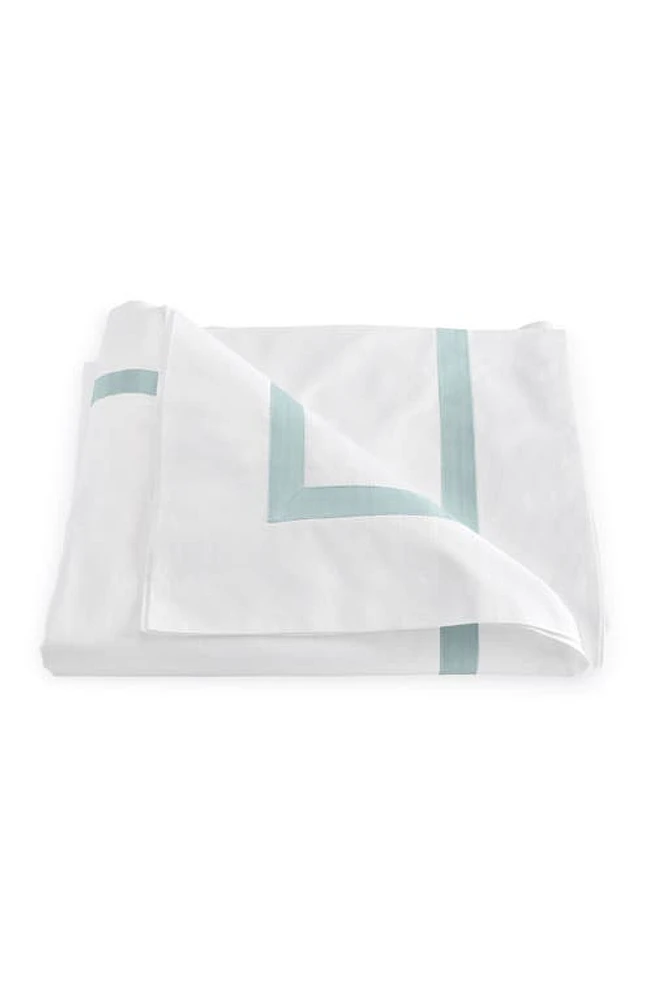 Matouk Lowell Duvet Cover in Pool at Nordstrom, Size King