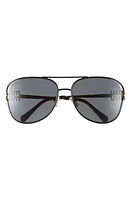 Miu Miu 58mm Pilot Sunglasses in Black at Nordstrom