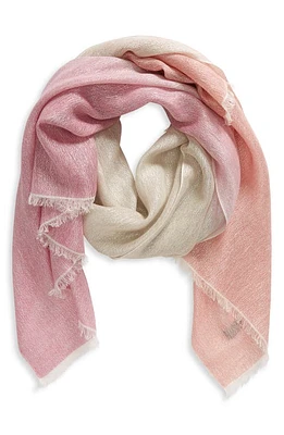 JANE CARR The Lollipop Cashmere Blend Scarf in Conch at Nordstrom