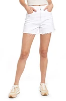 PAIGE Margot Denim Shorts White at Nordstrom,