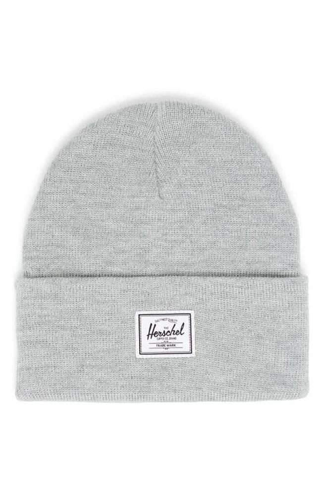 Herschel Supply Co. Elmer Knit Beanie in Heather Light Grey at Nordstrom