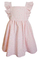 Popatu Daisy Pinafore Dress Pink at Nordstrom,