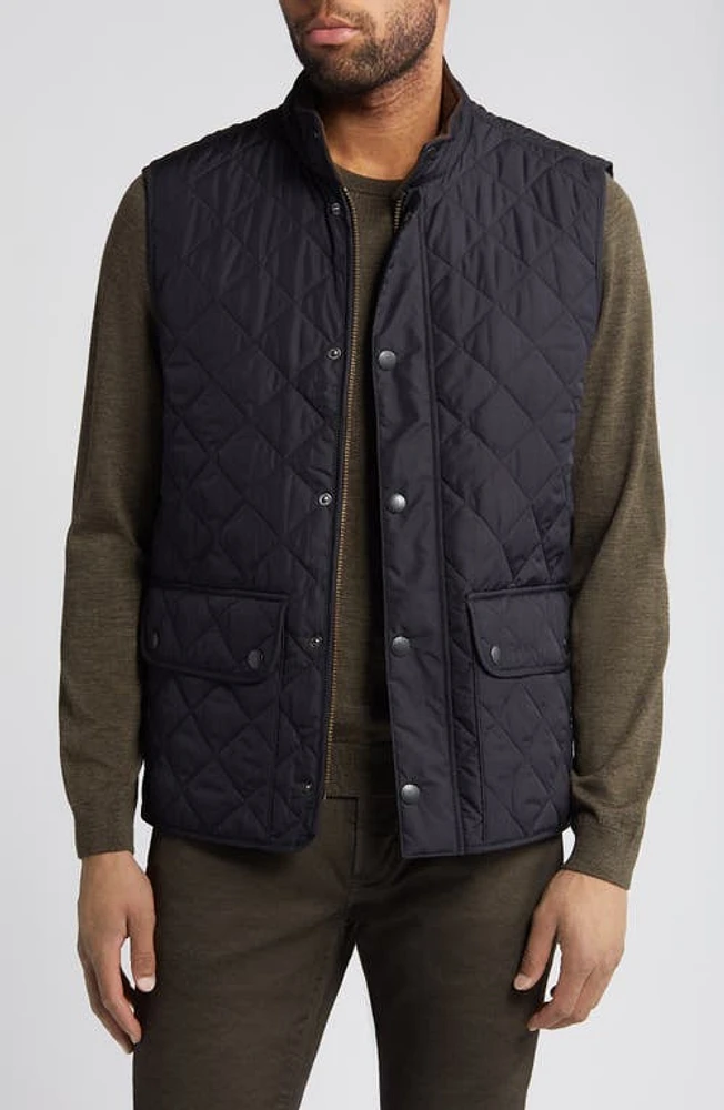 Barbour New Lowerdale Quilted Vest Navy at Nordstrom,