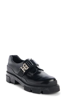 Givenchy Terra 4G Buckle Lug Sole Derby Black at Nordstrom,