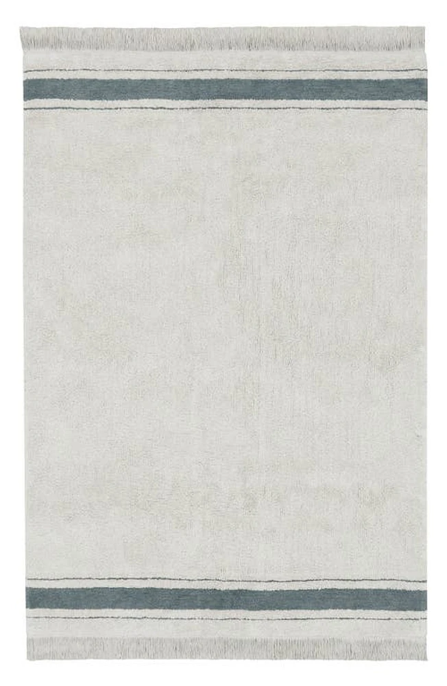 Lorena Canals Gastro Washable Rug in Vintage Blue at Nordstrom, Size X-Small