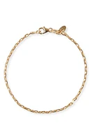 Argento Vivo Sterling Silver Paper Clip Chain Bracelet in Gold at Nordstrom