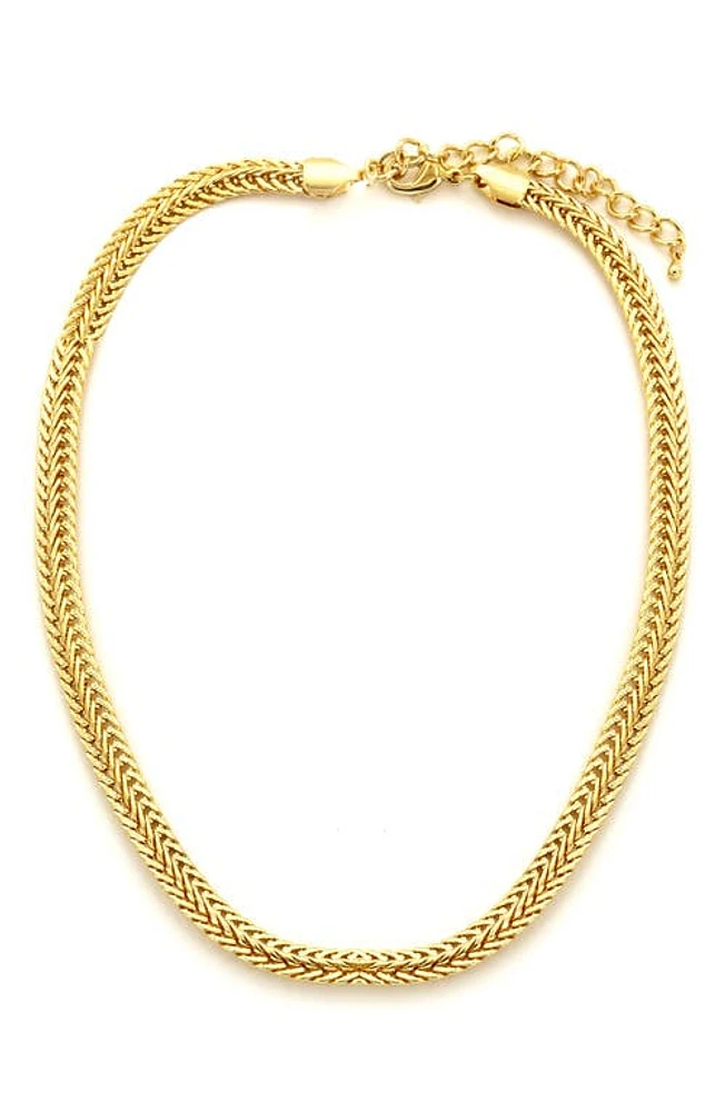 Panacea Braided Collar Necklace in Gold at Nordstrom