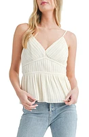 All Favor Pleated Peplum Camisole at Nordstrom,