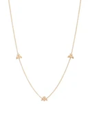 Set & Stones Beatriz Bee Necklace in Gold at Nordstrom