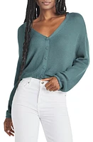 Splendid Bri Rib Blouson Sleeve Cardigan at Nordstrom,