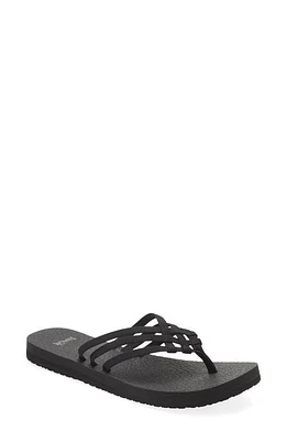 Sanuk Yoga Sandy Flip Flop in Blk at Nordstrom, Size 6