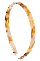 Alexandre de Paris Slim Headband in Orange Mix at Nordstrom